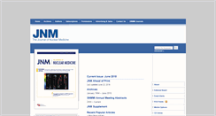 Desktop Screenshot of jnm.snmjournals.org